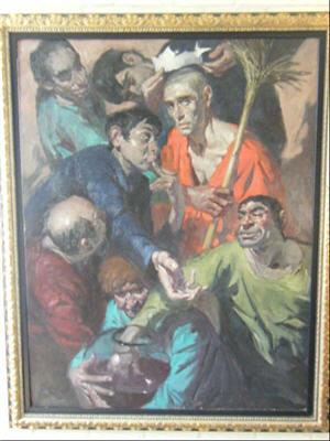 Sample artwork by Manuel Monedero (1925 - 2002), known for painting - View similar artists and auction records